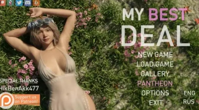 【PC/安卓/AI汉化/欧美/3D/SLG游戏/7.85G】我的最佳交易  [女神的最佳交易] (My Best Deal) Ver4.4 AI汉化版 PC+安卓+欧美3DSLG游戏+7.85G